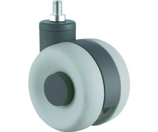 デザイン双輪キャスター「Laia」　ネジ　自在　60mm