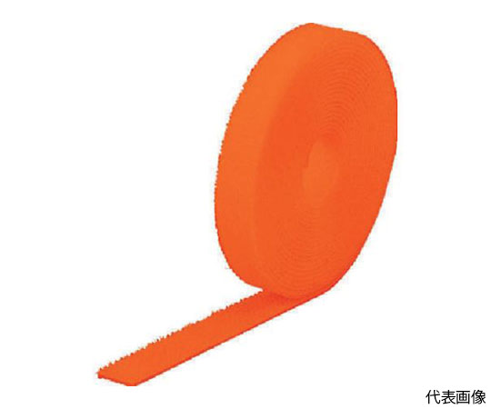 マジックバンド®結束テープ両面　蛍光オレンジ20mm5m