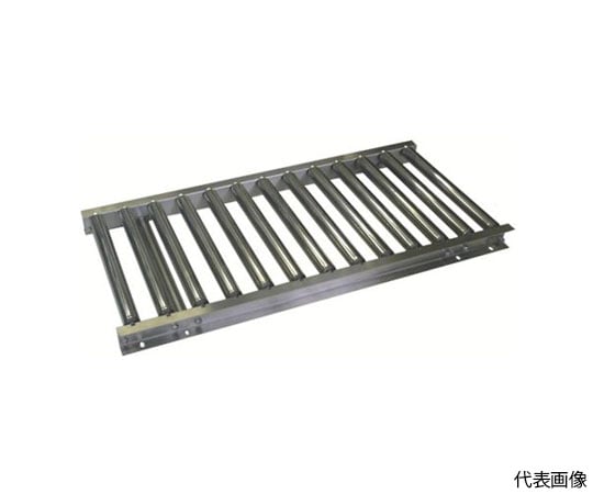 スロットインSUSローラコンベヤMUS型Ф38×1T　幅200　3M