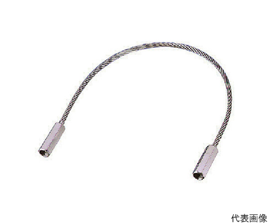 カットワイヤ ステンレス ワイヤーナット（ミリネジ） 捻子径M-6 ロープ径2mm NW-2020