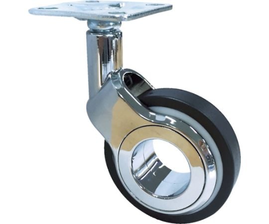 デザインキャスター「Olym」　プレート　自在　60mm