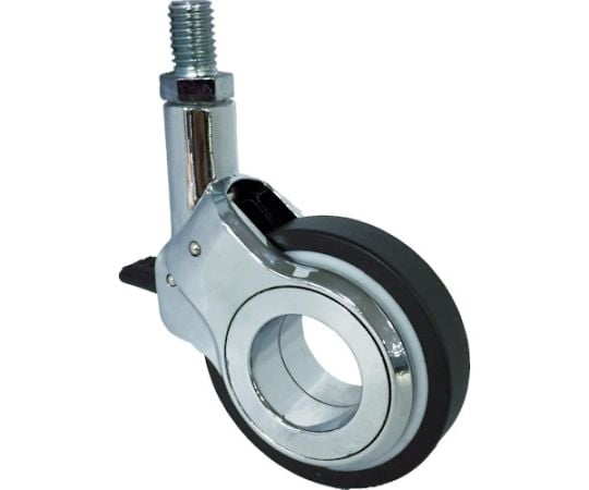 デザインキャスター「Olym」　ネジ　自在ストッパー付　60mm