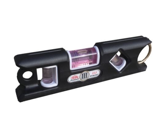 ポケット水平器 プロテクトアーマー3 ブラック