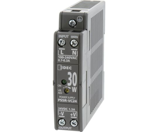PS5R-V形スイッチングパワーサプライ(薄形DINレール取付電源) PS5R-VD24