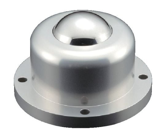 ボールキャスター ゴミ排出穴付 上向き用 フランジタイプ ステンレス製 許容荷重1800kg