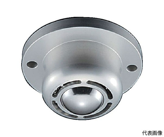 ボールキャスター ゴミ排出スリット付 下向き用 フランジタイプ ステンレス製 許容荷重300kg