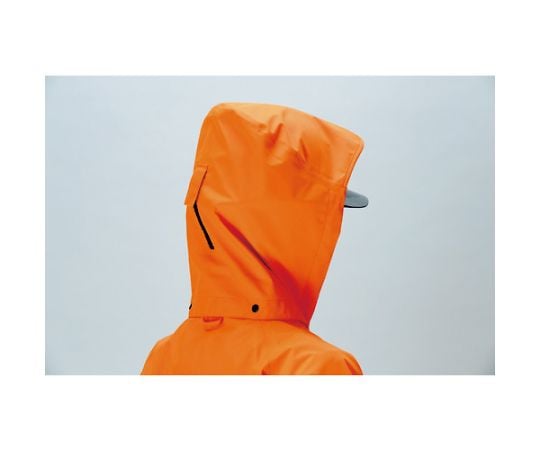 62-8997-04 雨衣 レインベルデN 高視認仕様 上衣 蛍光オレンジ M