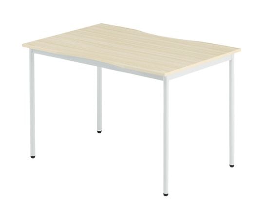 オフィスデスク 角型 間口1200×奥行750×高さ720mm ナチュラル