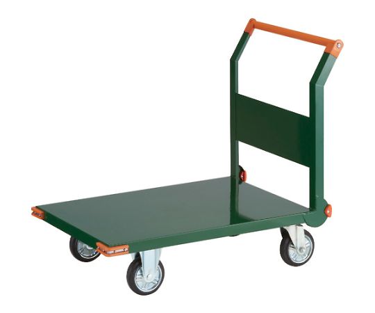 鋼鉄製運搬車　900X600　ハンドル側自在車
