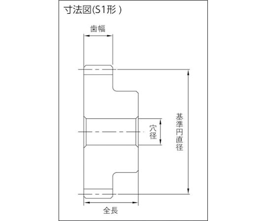 62-9025-49 平歯車 SS2-150 【AXEL】 アズワン