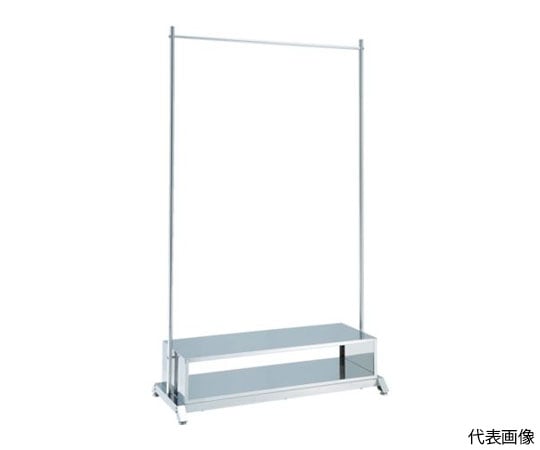 ステンレスハンガーラック台付き　W1500XH2000