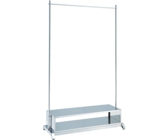 ステンレスハンガーラック台付き　W1800XH2000