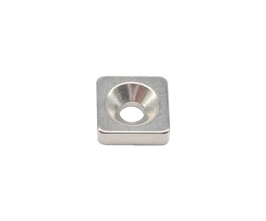 ネオジム角形磁石 皿ねじ穴付 10mm×10mm×3mm M3 1個入