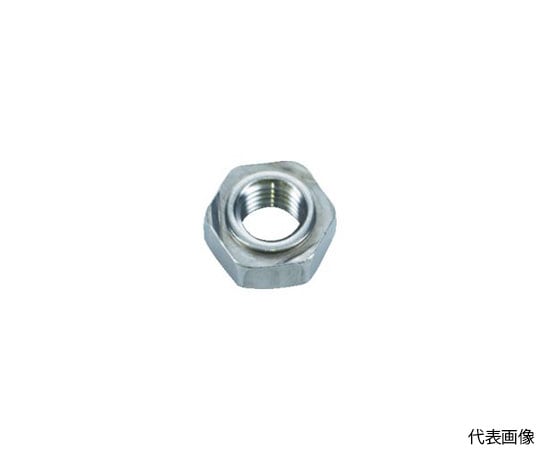 六角溶接ナット　1A　M12　パイロット付　ステンレス　2個入