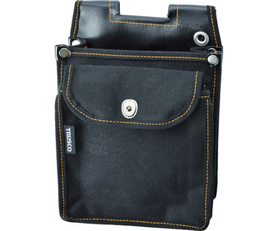 内線工事用電工腰袋　前ポケット　フタ付