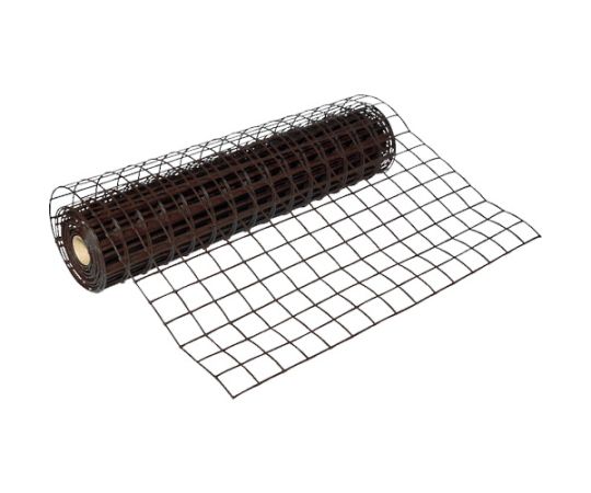 多目的樹脂ネット　ブラウン1mX10m　目合67mmX64mm