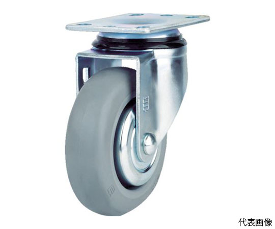 高弾性ゴムキャスター　自在　MIRゴム車　76mm