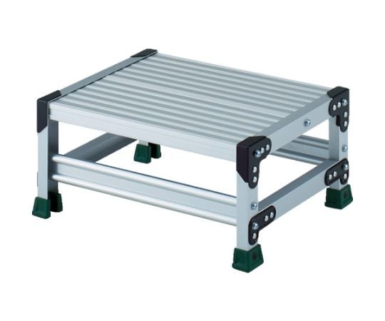 アルミ合金製作業台　1段　高さ0.25m　天板500×400