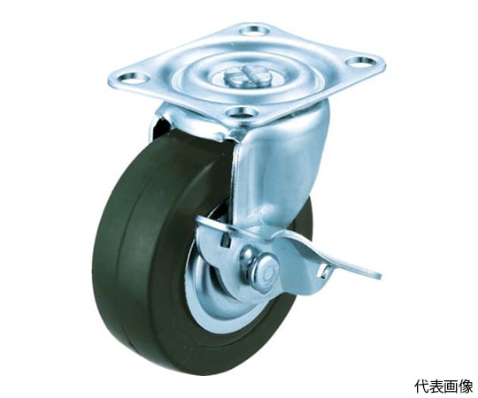 TYGシリーズ　自在SP付　ゴム車　75mm