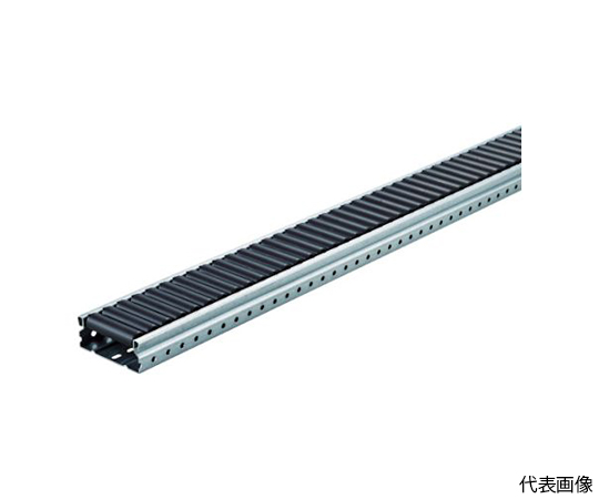 流動棚用　導電ホイールコンベヤ　Φ18ワイド　P20XL3000