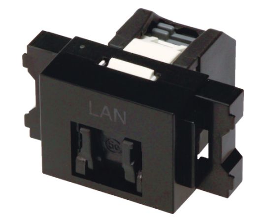 Cat5e　RJ45モジュラージャック+JISプレート用アダプタセット