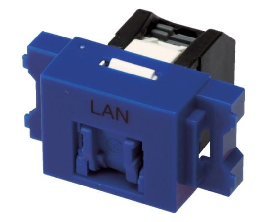 Cat5e　RJ45モジュラージャック+JISプレート用アダプタセット