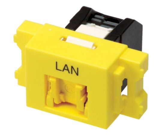 Cat5e　RJ45モジュラージャック+JISプレート用アダプタセット