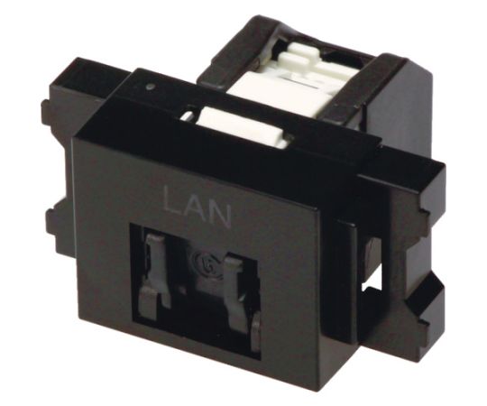 Cat6　RJ45モジュラージャック+JISプレート用アダプタセット