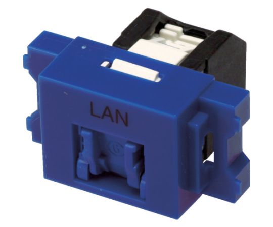 Cat6　RJ45モジュラージャック+JISプレート用アダプタセット