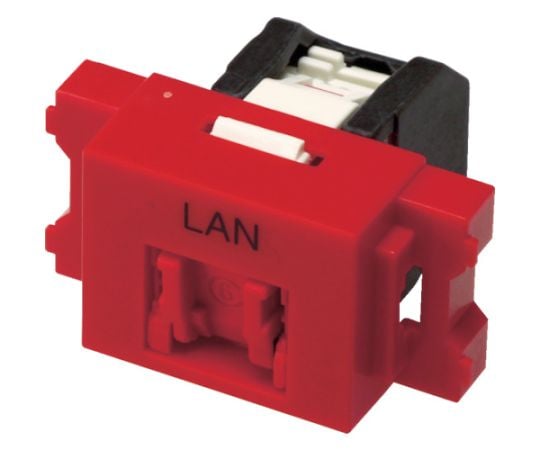 Cat6　RJ45モジュラージャック+JISプレート用アダプタセット