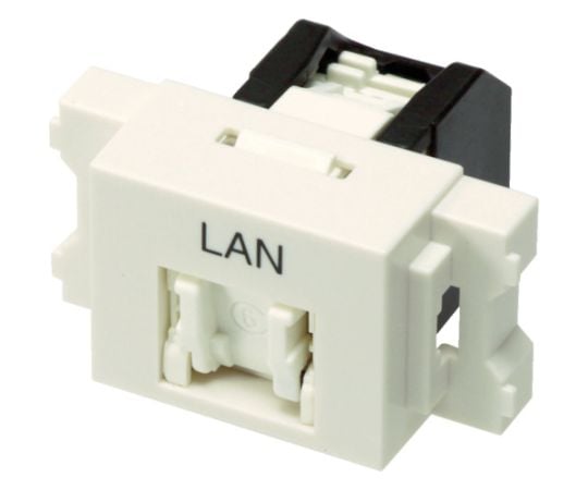 Cat6　RJ45モジュラージャック+JISプレート用アダプタセット
