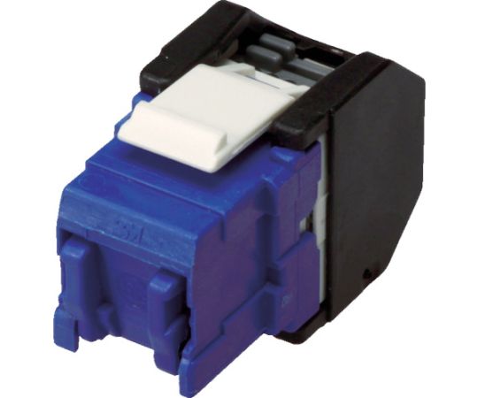 RJ45モジュラージャック　ツールレスタイプ　Cat5e　青
