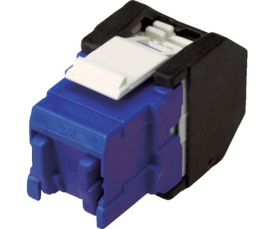 Cat6　RJ45モジュラージャック　ツールレスタイプ　青
