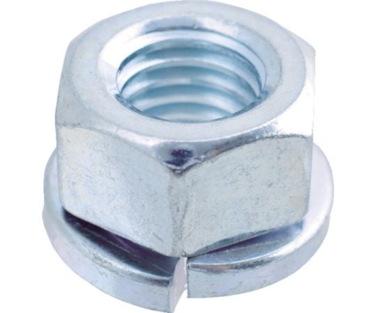 ばね座金付ナット 三価白 M4 70個入