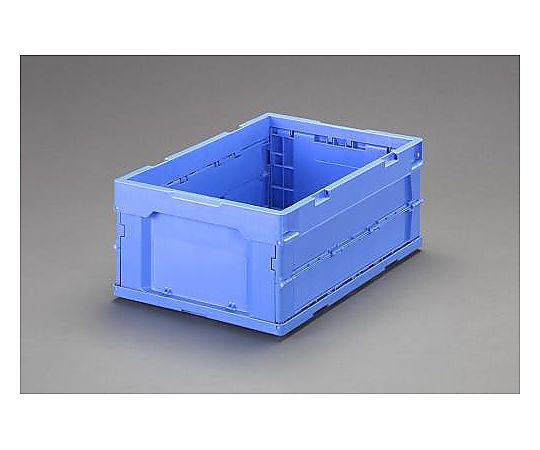 530x366x221mm/34.5L 折畳コンテナ(青)