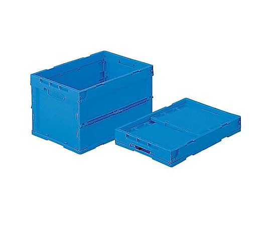 530x366x325mm/51.5L 折畳コンテナ(青)