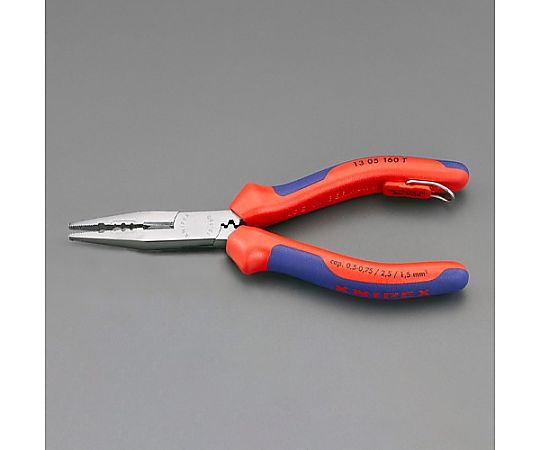 160mm ラジオペンチ(穴付/圧着付･落下防止)