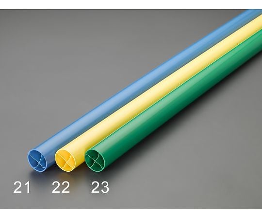 ［取扱停止］φ48.6x2000mm 樹脂製単管パイプ(黄)　EA948TP-22