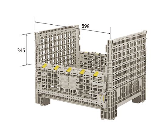 1030x855x840mm/1500kg メッシュパレット　EA985R-11