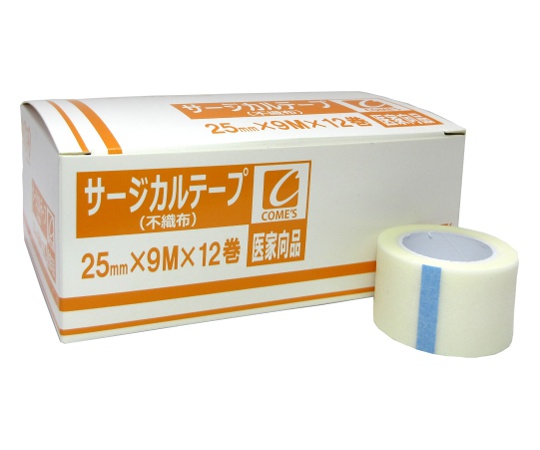サージカルテープ(不織布)25mm×9m 12巻入 cos101