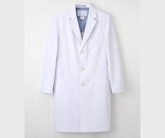 男子シングルドクターコート ホワイト　BL