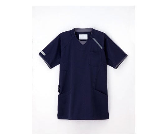 ニットシャツ(男女兼用) ネイビー L CX3112