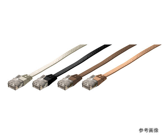 カテゴリー6 フラットLANケーブル 1m アイボリー GH-CBESF6-1M