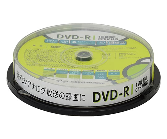 DVD-R CPRM 録画用 1-16倍速 10枚スピンドル GH-DVDRCB10