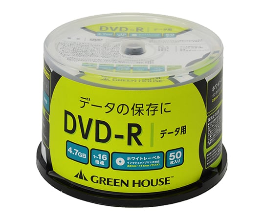 DVD-R データ用 1-16倍速 50枚スピンドル GH-DVDRDB50