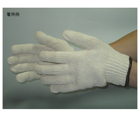 得だ値 純綿手袋 (7ゲージ) 生成 フリー (12双組×10袋) 802-G
