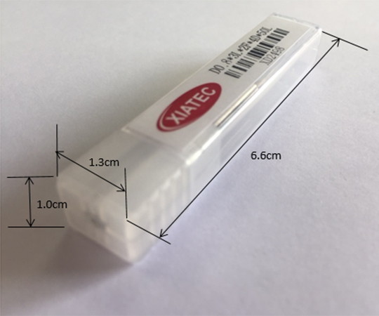 超硬2枚刃高硬度ダイス鋼加工用ソリッドエンドミル D0.8B 10本/1セット