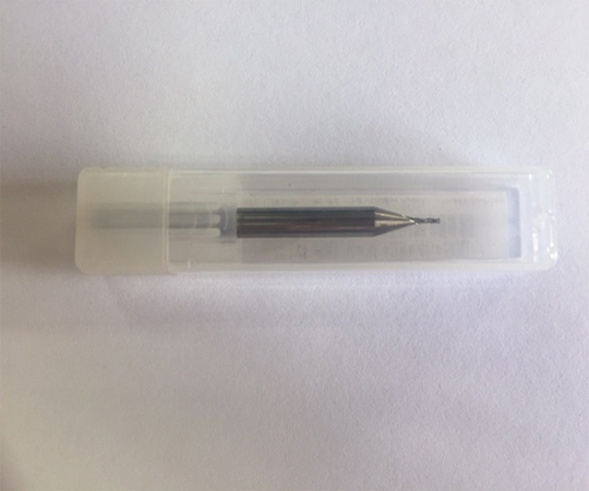 超硬2枚刃高硬度ダイス鋼加工用ソリッドエンドミル D0.8B 10本/1セット
