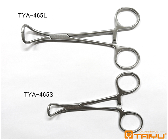 北大タオル鉗子　先鈍　BOX　頭外径13mm　全長10cm