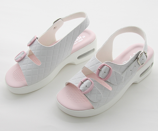 キルティングエアーソールサンダル　ピンク　L（23.5～24.0cm）